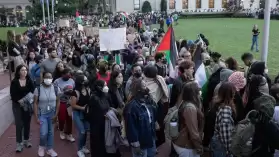 Columbia Üniversitesi'nde Yeni Bir Eylem Dalgası: Öğrenciler Filistin İçin Ayakta!