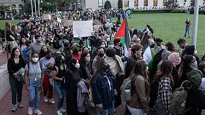 Columbia Üniversitesi'nde Yeni Bir Eylem Dalgası: Öğrenciler Filistin İçin Ayakta!