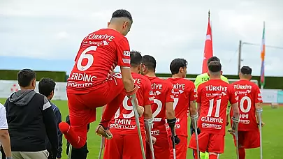 Ampute Milli Futbol Takımı, İsrail'i farklı geçerek 6-0 mağlup etti