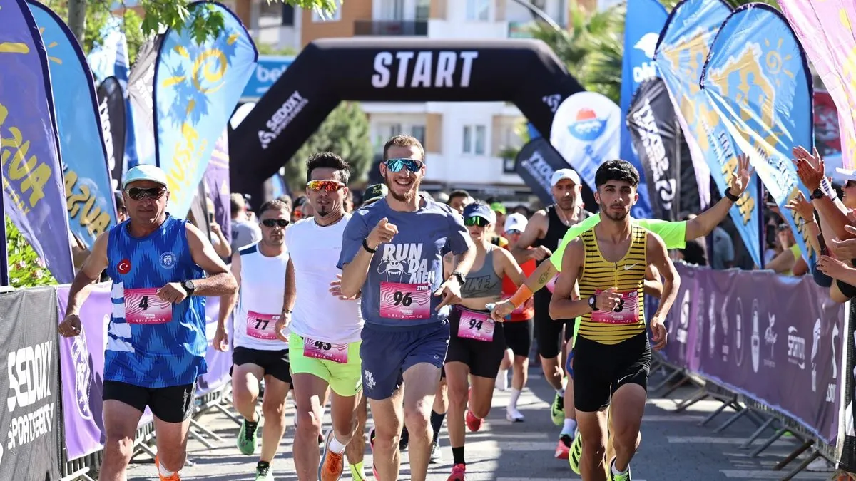 Avşa Adası'nda Gerçekleşen Maraton Yine Heyecan Doluydu